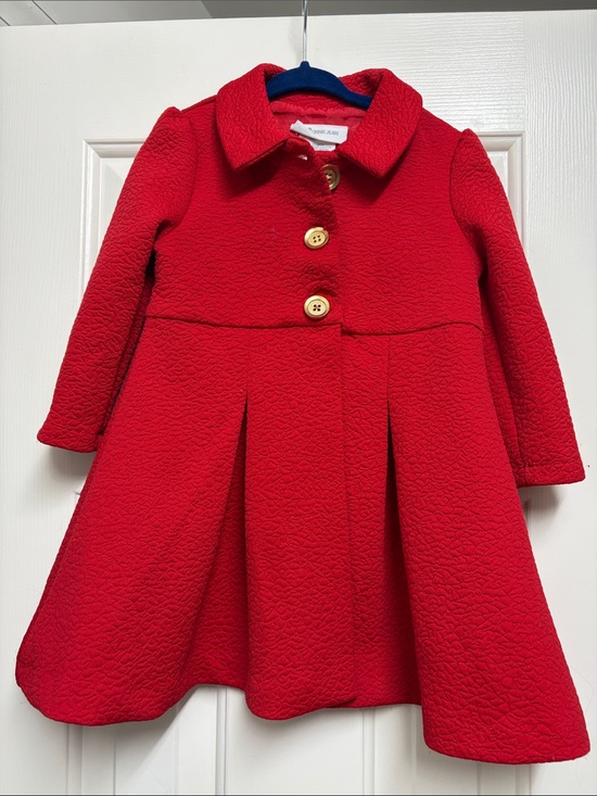 Bonnie Jean Other - Bonnie Jean Girls' Red Textured Coat